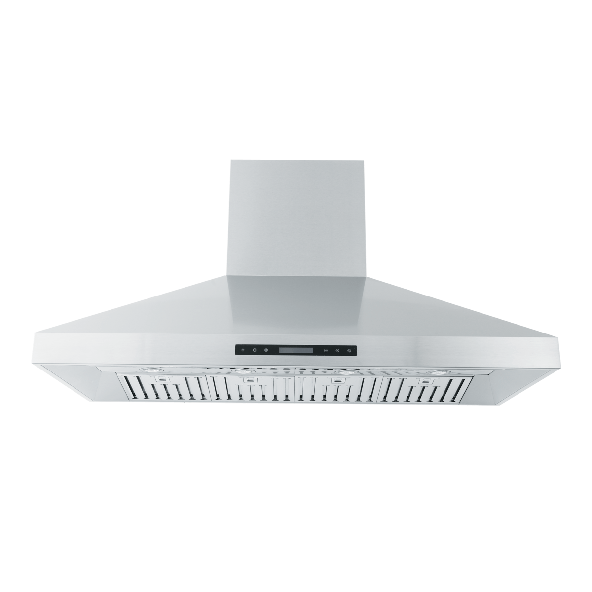 The Proline Range Hoods ProSW wall-mounted range hood with 1800 CFM, stainless finish, LEDs—ProlineRangeHoods.com.