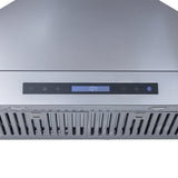 Proline ProSW Wall-Mounted Range Hood with 1800 CFM, LED lights, stainless steel finish. ProlineRangeHoods.com.