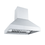 Proline ProVI ducted island range hood with SS construction, variable CFM, outdoor option; at ProlineRangeHoods.com.