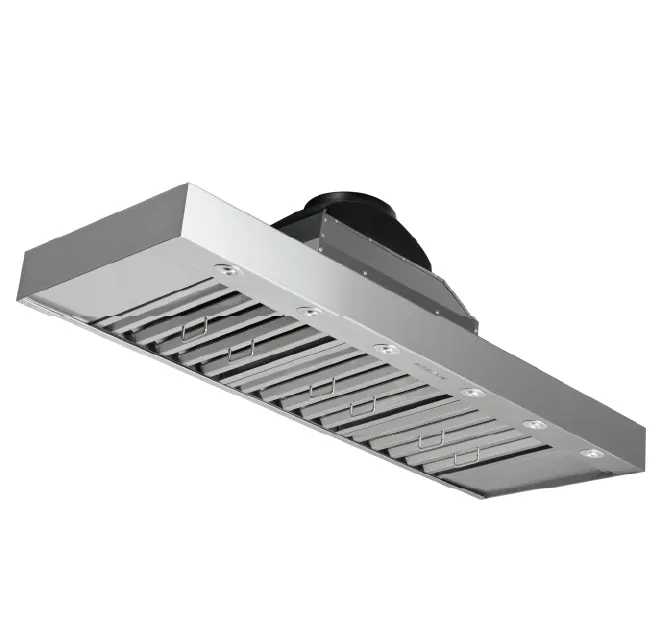 Proline Vortex Insert Range Hood, Customizable 600–1200 CFM Blower Options, Easy Install, Sealed LED Lighting