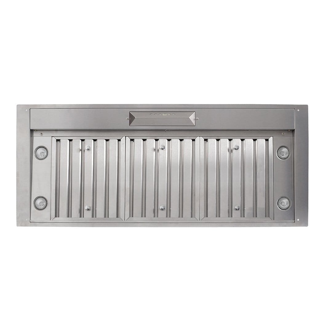 Proline Range Hoods Home & Garden > Kitchen & Dining > Kitchen Appliances > Range Hoods 28 inches wide / 18" inches deep / Dual Range Hood Insert/Liner, 15, 18 or 21 inch Deep Options, Ducted, 600/1200 CFM, Stainless Steel | Proline PLJL Hurricane
