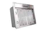 Proline Range Hoods Home & Garden > Kitchen & Dining > Kitchen Appliances > Range Hoods Range Hood Insert/Liner, 15, 18 or 21 inch Deep Options, Ducted, 600/1200 CFM, Stainless Steel | Proline PLJL Hurricane