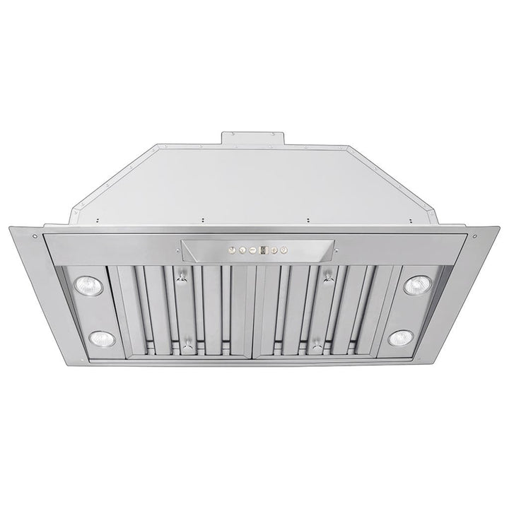 Range Hood Insert/Liner, 15, 18 or 21 inch Deep Options, Ducted, 600/1200 CFM, Stainless Steel | Proline PLJL Hurricane