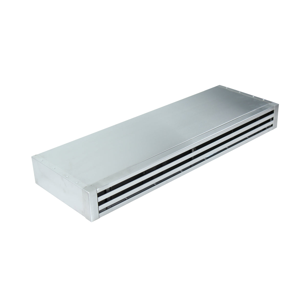 ProlineRangeHoods.com recirculating kit for under-cabinet range hoods with a metallic design and side vents.