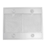 The Island Range Hood by ProlineRangeHoods.com, model PLFI 520, is ducted with stainless steel and airflow of 600 to 1100 CFM.