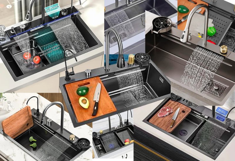 Best Waterfall Kitchen Sinks: Our Top Picks for 2024 - Proline Range Hoods