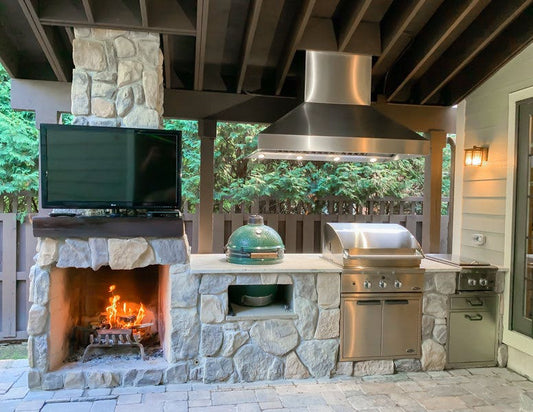 Can I install a range hood over a Big Green Egg grill? - Proline Range Hoods