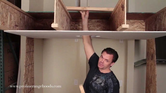 How To Install a Ceiling Support Beam for an Island Range Hood - Proline Range Hoods