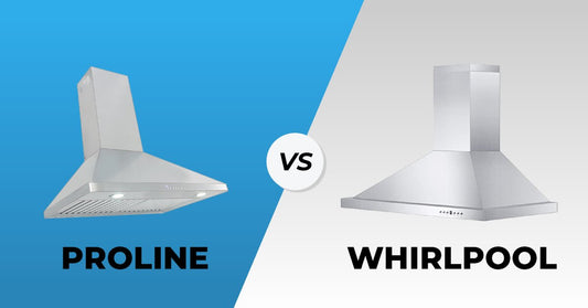 Proline PLFW 520.30 vs. 30” Whirlpool WVW53UC0FS Under Cabinet Range Hood - Proline Range Hoods