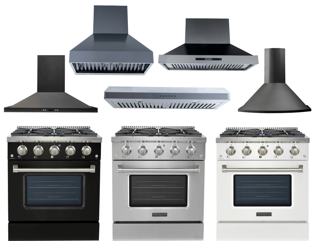 Stovetop Oven Combo Style Guide - Proline Range Hoods