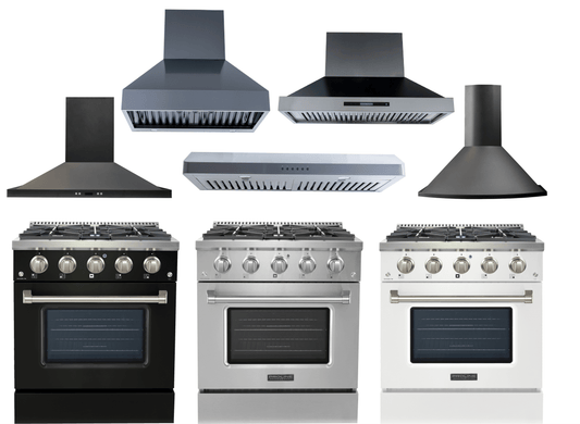 Stovetop Oven Combo Style Guide - Proline Range Hoods