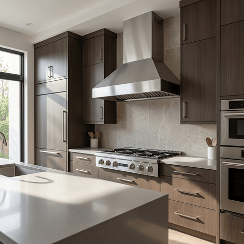 Proline PLST 36" Gas Range + PLJW 104 Professional Wall-Mounted Range Hood 36" Bundle — Save 10%