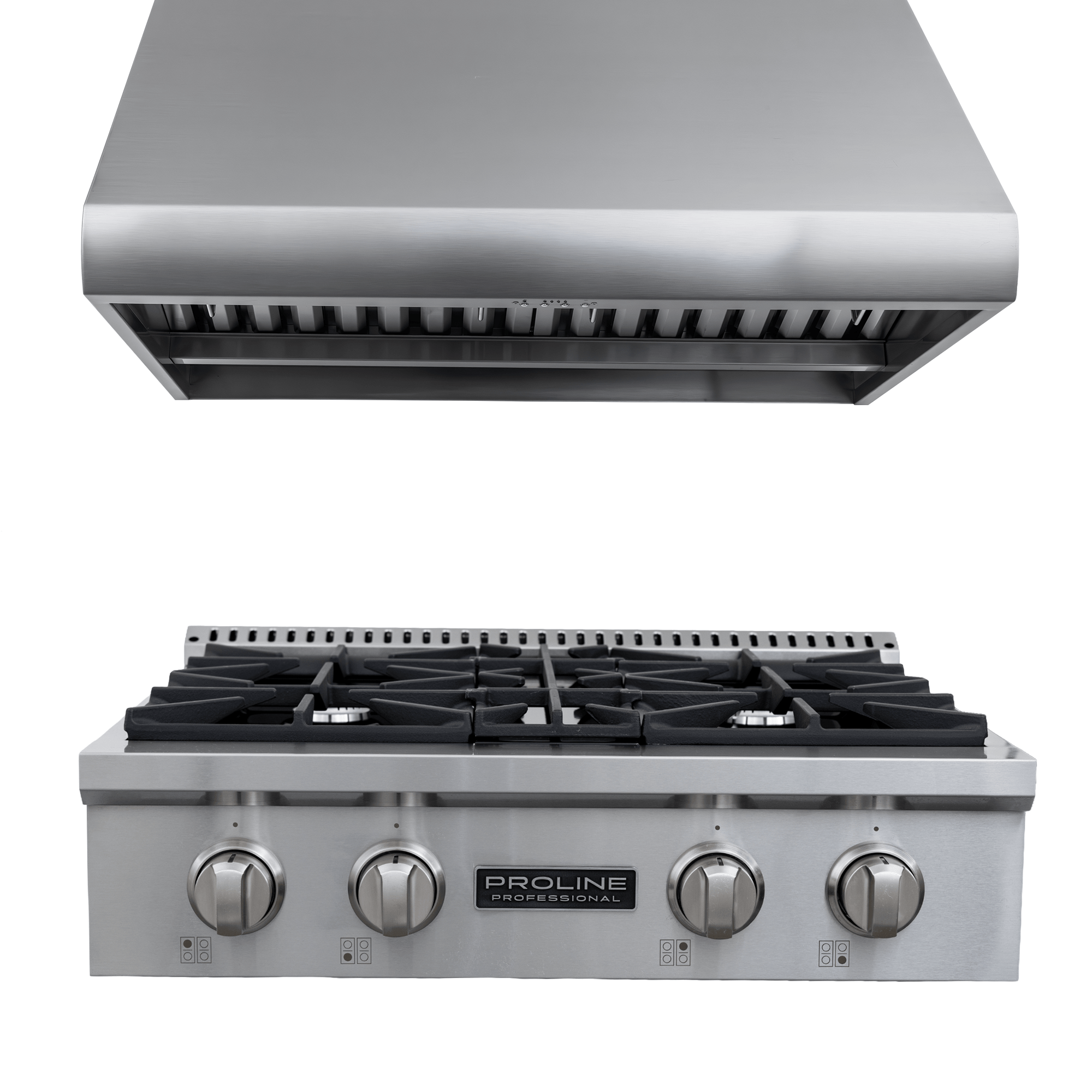 PLST 30" Gas Range + PLJW 109 Hood bundle at ProlineRangeHoods.com: 4 burners, front controls. Save 10% now!.