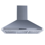 30 and 36 - inch Wall - Mounted Range Hood in Brushed 430 Stainless Steel, 550 CFM Power | Proline PLSW 129R - Proline Range HoodsPLSW 129R.30