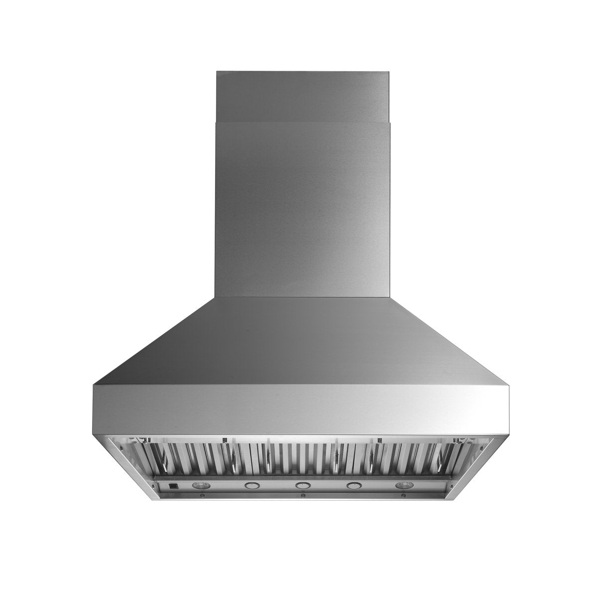 Check out this kitchen island range hood by ProlineRangeHoods.com, model PLGI 104 304SS, with dual motors and 1600 CFM airflow.