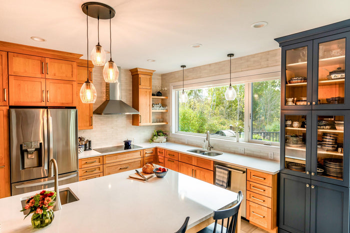 Kimberly's kitchen with a Proline wall range hood
