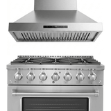 ProlineRangeHoods.com: Save 10% on PLSR 36" Range & PLSW King Air 36" Hood stainless set.