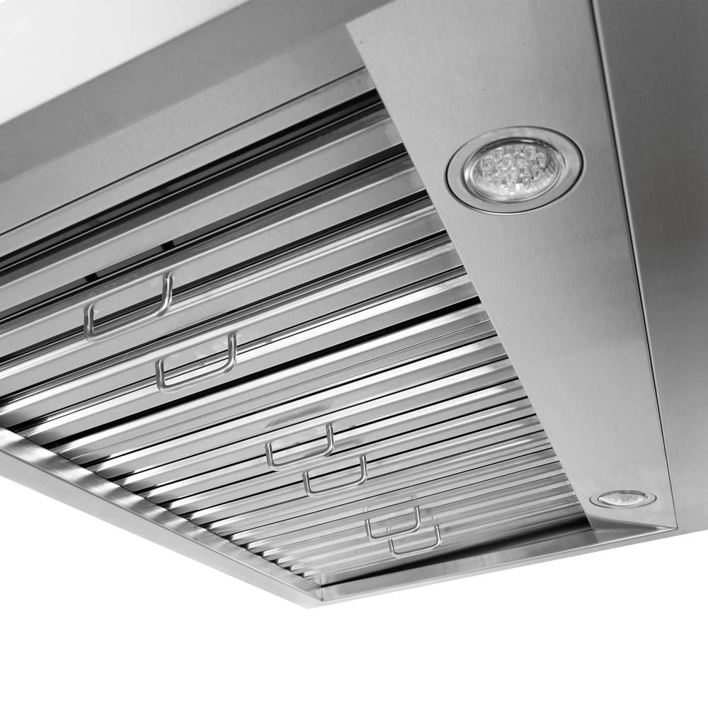 Proline King Air Wall-Mounted Range Hood 36" - Glossy White - View 4