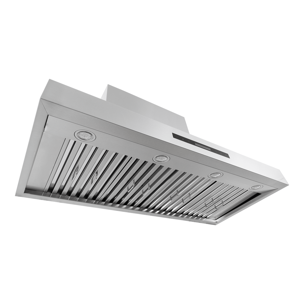 Proline King Air Wall-Mounted Range Hood 48" - Glossy White - View 2