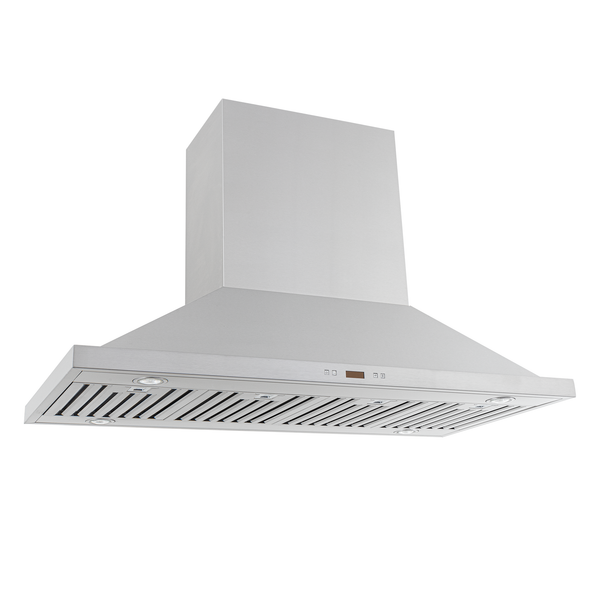 The Proline PLFI 520 Island Range Hood from ProlineRangeHoods.com features a stainless finish, ducted/ductless design & 600/1100 CFM.