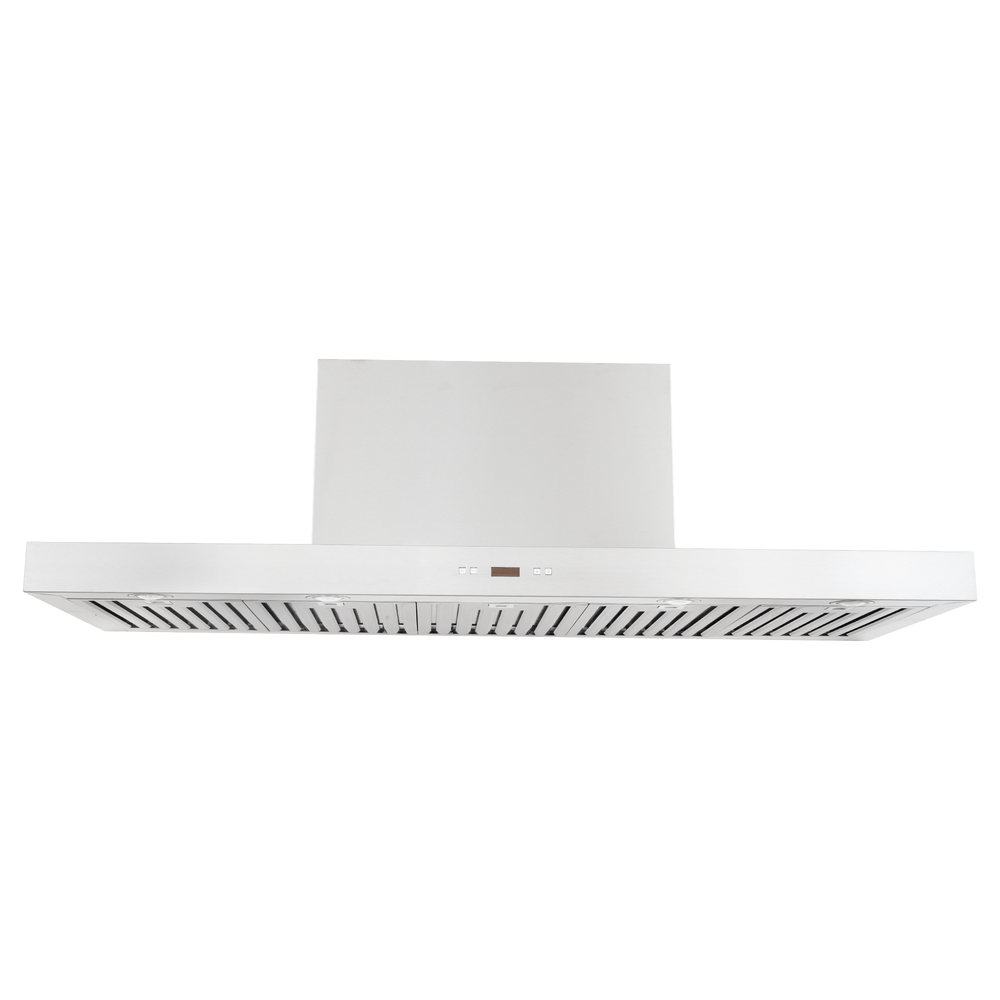 The stainless steel Proline PLFW 750 Range Hood from ProlineRangeHoods.com has vent slats, digital controls, ducted install.