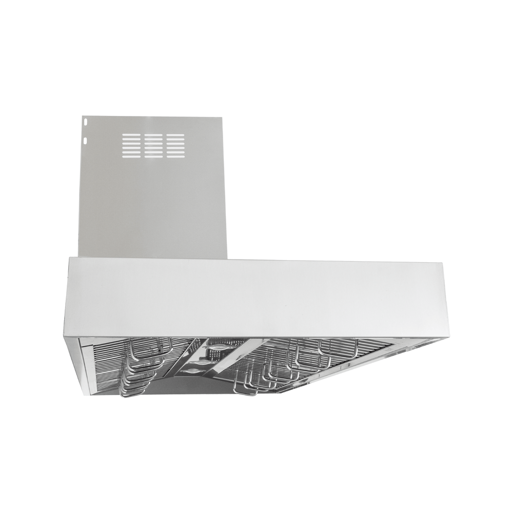 Proline PLFW 755 range hood by Proline Range Hoods in stainless steel with 1100 CFM dual motors, at ProlineRangeHoods.com.