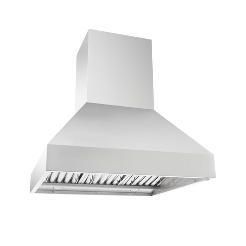 Proline PLGI 104 HE Island Range Hood — Variable Speed, High-Efficiency & Inline-Ready — 304 Stainless Steel — 36