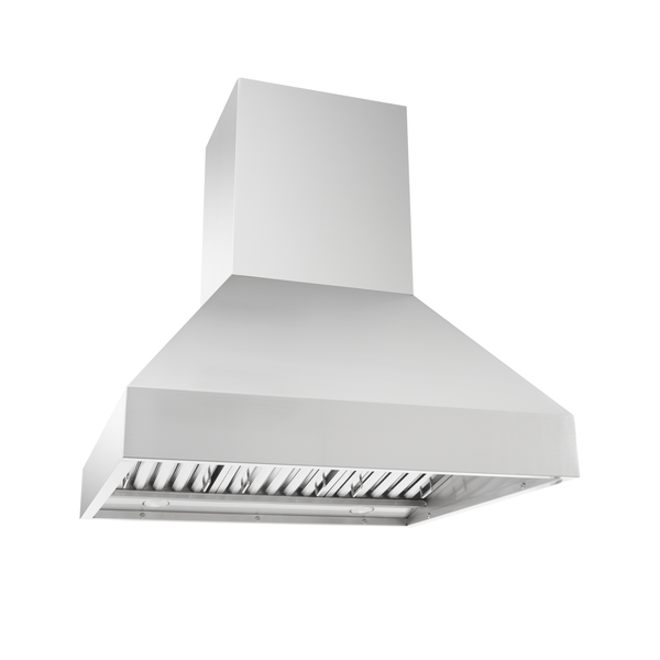Proline PLGI 104 HE Island Range Hood — Variable Speed, High-Efficiency & Inline-Ready — 304 Stainless Steel — 36