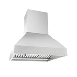 Proline PLGI 104 HE Island Range Hood, 304 stainless steel, 1200 CFM blower. ProlineRangeHoods.com.