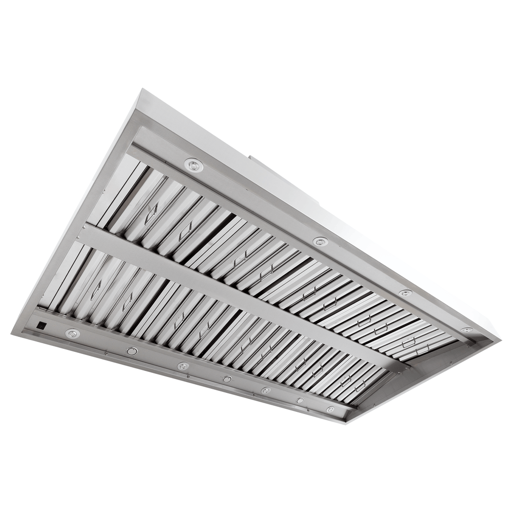 ProlineRangeHoods.com PLGI BBQ Pro ducted island range hood: 2000 CFM, 304 stainless steel for kitchen or BBQ ventilation.