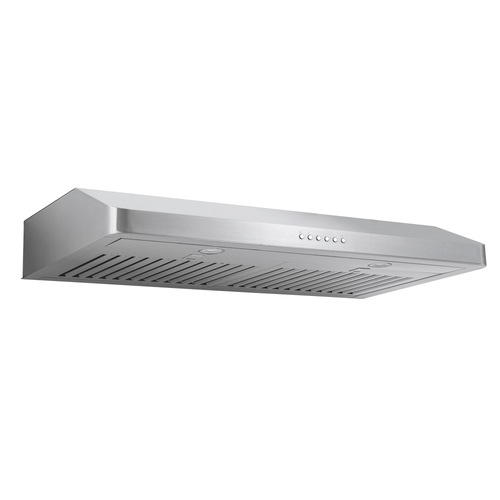 Proline PLJW 185 - Slim Under-Cabinet Range Hood, 600 CFM | Convertible to Ductless, Stainless Steel