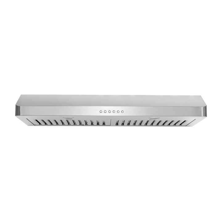 Proline PLJW 185 - Slim Under-Cabinet Range Hood, 600 CFM | Convertible to Ductless, Stainless Steel
