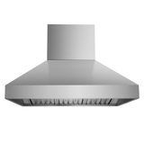 Proline Range Hoods 2400 CFM stainless steel outdoor wall mount range hood. ProlineRangeHoods.com.