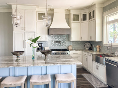 Customer kitchen with the Insert Range Hood, Variable CFM, Stainless Steel Finish| Proline ProVL