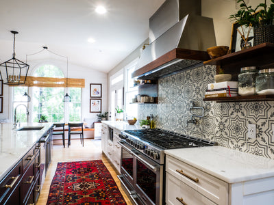 Customer kitchen with the Insert Range Hood for Custom Range Hoods, 1000 CFM, Stainless Steel Finish| Proline PLFL 832