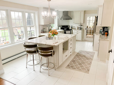 Customer kitchen with the Proline ProSW - Professional Wall-Mounted Range Hood, 1800 CFM | LED Lighting, Stainless Steel Finish