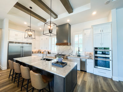 Customer kitchen with the Insert Range Hood for Custom Range Hoods, 1000 CFM, Stainless Steel Finish| Proline PLFL 832