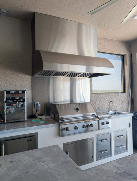 Under-Cabinet Range hood, Ducted, 2000 CFM, Thick 304 Stainless Steel | PLGW BBQ Pro UC secondary image