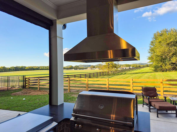 Proline PLGI 104 304 SS - Ducted Island Range Hood, 1200 CFM | Weather Resistant 304 Stainless Steel secondary image