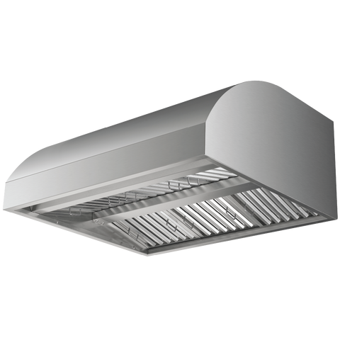 Under-Cabinet Range hood, Ducted, 2000 CFM, Thick 304 Stainless Steel | PLGW BBQ Pro UC