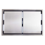 ProlineRangeHoods.com 42" Island Hood features flush mount design, 1200 CFM airflow, and edge LED lights in stainless steel.