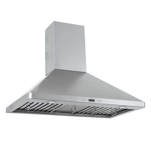 PLFW 129J Stainless Steel Vent Hood, Wall Mounted Quiet Operation