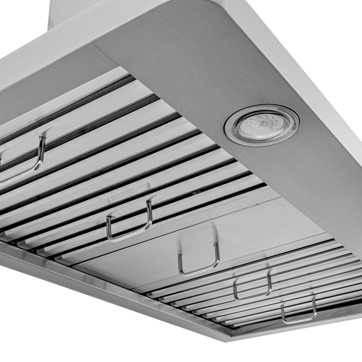 PLFW 129J Stainless Steel Vent Hood, Wall Mounted Quiet Operation
