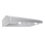 ProlineRangeHoods.com's Proline Range Hoods' 30-36 inch Under-Cabinet Range Hood offers convertible ductless options and dual blowers.