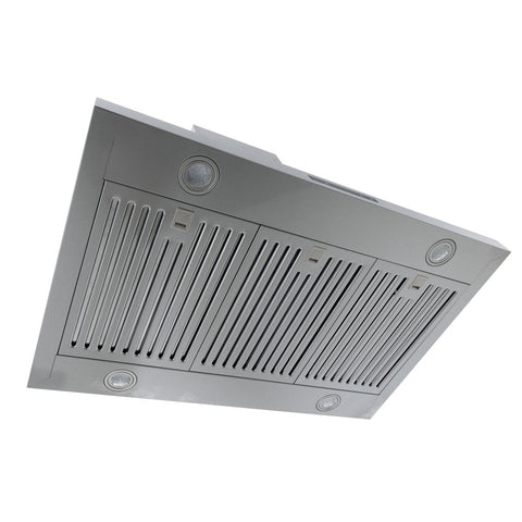 PLSI 520 Island Range Hood - 550 CFM | Stainless Steel | Quiet Dual Blowers | Elite Dream Home