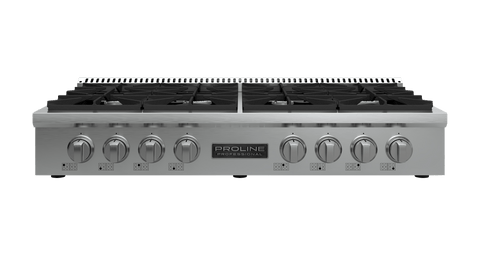 Proline PLST 48" Gas Range + PLSW King Air Wall-Mounted Range Hood 48" Bundle — Save 10%