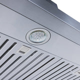 Check out ProlineRangeHoods.com for the PLSW 129R Wall Mount Range Hood, a space-saving stainless steel unit with 550 CFM!