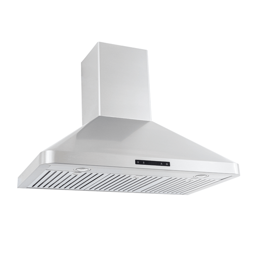 PLSW 129R Wall Mount Range Hood - 550 CFM | Stainless Steel | Space-Saving Under-Cabinet Design | Elite Dream Home Series