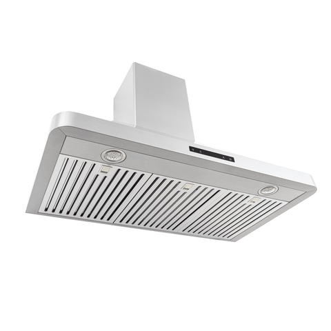PLSW 129R Wall Mount Range Hood - 550 CFM | Stainless Steel | Space-Saving Under-Cabinet Design | Elite Dream Home Series