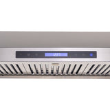 The PLSW 185 Under-Cabinet Hood by ProlineRangeHoods.com offers ultra-quiet, slim design, 600 CFM, digital display.